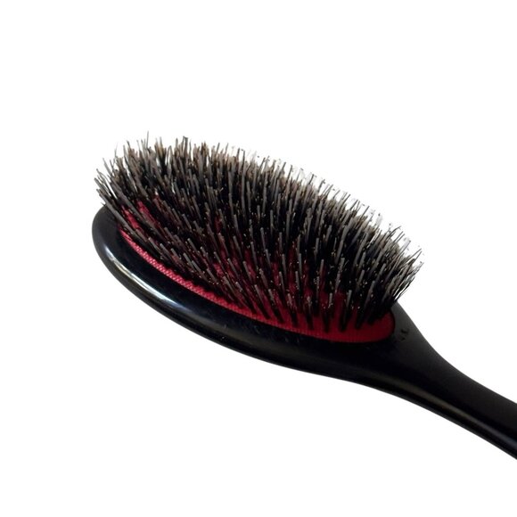 Denman D81M Style and Shine Brush Bristles Plastic Handle Black Detangle UK NEW - Picture 4 of 6
